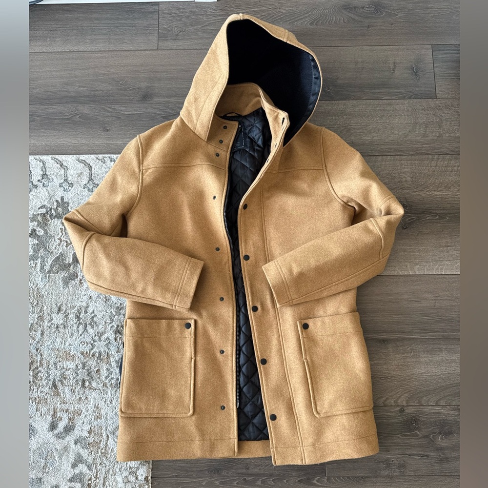 Men's Wool Hooded Jacket
